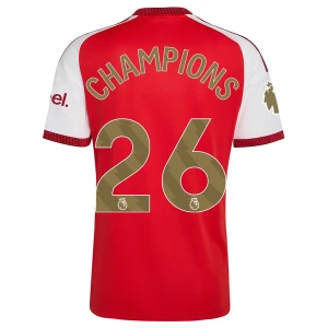 Maglia Calcio Arsenal FC Champions #26 2026-27 Gold Prima Uomo