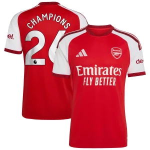 Maglia Calcio Arsenal FC Champions #26 2026-27 Prima Uomo