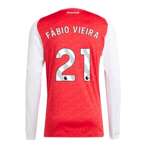 Maglia Calcio Arsenal FC Fabio Vieira #21 2025-26 Prima Uomo Manica Lunga