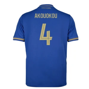 Maglia Calcio AS Monaco 2025-26 Akouokou #4 Trasferta Uomo