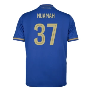 Maglia Calcio AS Monaco 2025-26 Nuamah #37 Trasferta Uomo