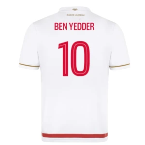 Maglia Calcio AS Monaco Ben Yedder #10 2025-26 Prima Uomo