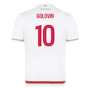 Maglia Calcio AS Monaco Golovin #10 2025-26 Prima Uomo