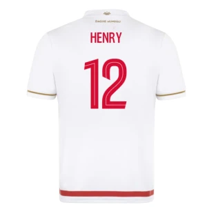Maglia Calcio AS Monaco Thierry Henry #12 2025-26 Prima Uomo