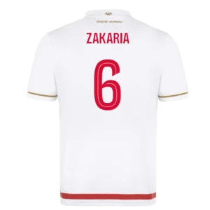 Maglia Calcio AS Monaco Zakaria #6 2025-26 Prima Uomo