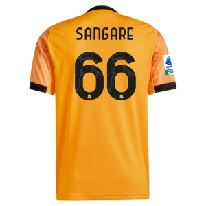 Maglia Calcio AS Roma 2025-26 Sangare #66 Trasferta Uomo