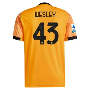 Maglia Calcio AS Roma 2025-26 Wesley #43 Trasferta Uomo