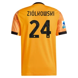Maglia Calcio AS Roma 2025-26 Ziolwski #24 Trasferta Uomo