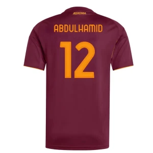 Maglia Calcio AS Roma Abdulhamid #12 2025-26 Prima Uomo