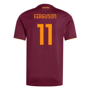Maglia Calcio AS Roma Ferguson #11 2025-26 Prima Uomo
