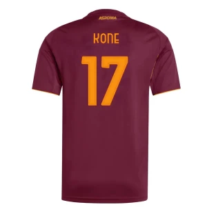 Maglia Calcio AS Roma Kone #17 2025-26 Prima Uomo