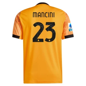 Maglia Calcio AS Roma Mancini 23 2025-26 Home 2025-26 Trasferta Uomo