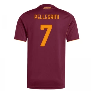 Maglia Calcio AS Roma Pellegrini #7 2025-26 Prima Uomo
