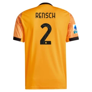 Maglia Calcio AS Roma Rensch 2 2025-26 Home 2025-26 Trasferta Uomo