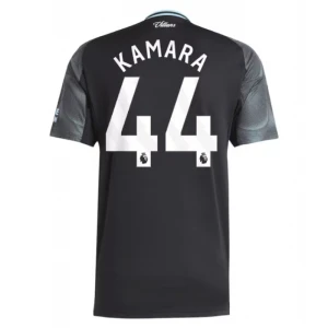 Maglia Calcio Aston Villa 2025-26 Kamara #44 Trasferta Uomo