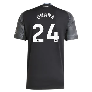 Maglia Calcio Aston Villa 2025-26 Onana #24 Trasferta Uomo