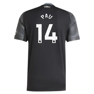 Maglia Calcio Aston Villa 2025-26 Pau #14 Trasferta Uomo