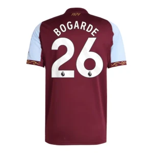 Maglia Calcio Aston Villa Bogarde #26 2025-26 Prima Uomo