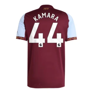 Maglia Calcio Aston Villa Kamara #44 2025-26 Prima Uomo