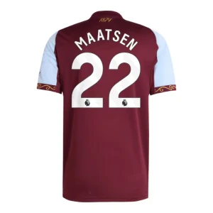 Maglia Calcio Aston Villa Maatsen #22 2025-26 Prima Uomo