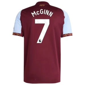 Maglia Calcio Aston Villa Mcginn #7 2025-26 Prima Uomo