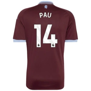 Maglia Calcio Aston Villa Pau #14 2026-27 Prima Uomo