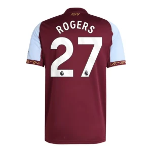 Maglia Calcio Aston Villa Rogers #27 2025-26 Prima Uomo