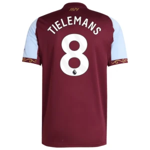 Maglia Calcio Aston Villa Tielemans #8 2025-26 Prima Uomo