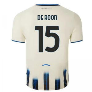 Maglia Calcio Atalanta BC 2025-26 De Roon #15 Trasferta Uomo