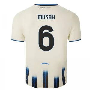 Maglia Calcio Atalanta BC 2025-26 Musah #6 Trasferta Uomo