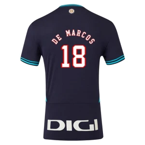 Maglia Calcio Athletic Club Bilbao 2025-26 De Marcos #18 Trasferta Uomo