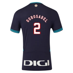 Maglia Calcio Athletic Club Bilbao 2025-26 Gorosabel #2 Trasferta Uomo