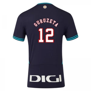 Maglia Calcio Athletic Club Bilbao 2025-26 Guruzeta #12 Trasferta Uomo