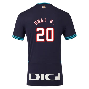 Maglia Calcio Athletic Club Bilbao 2025-26 Unai G. #20 Trasferta Uomo