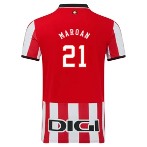 Maglia Calcio Athletic Club Bilbao Maroan #21 2025-26 Prima Uomo