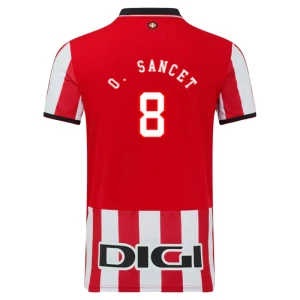 Maglia Calcio Athletic Club Bilbao O. Sancet #8 2025-26 Prima Uomo