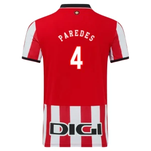Maglia Calcio Athletic Club Bilbao Paredes #4 2025-26 Prima Uomo