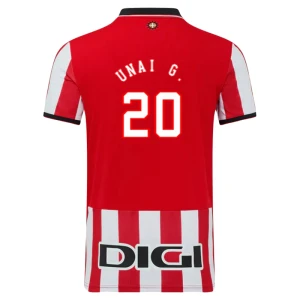 Maglia Calcio Athletic Club Bilbao Unai G. #20 2025-26 Prima Uomo