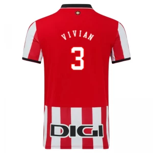 Maglia Calcio Athletic Club Bilbao Vivian #3 2025-26 Prima Uomo