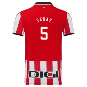 Maglia Calcio Athletic Club Bilbao Yeray #5 2025-26 Prima Uomo