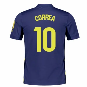 Maglia Calcio Atlético Madrid 2025-26 Correa #10 Trasferta Uomo