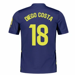Maglia Calcio Atlético Madrid 2025-26 Diego Costa #18 Trasferta Uomo