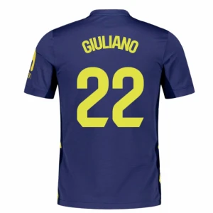 Maglia Calcio Atlético Madrid 2025-26 Giuliano #22 Trasferta Uomo