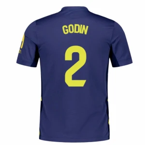 Maglia Calcio Atlético Madrid 2025-26 Godin #2 Trasferta Uomo