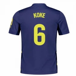 Maglia Calcio Atlético Madrid 2025-26 Koke #6 Trasferta Uomo