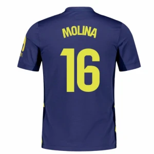 Maglia Calcio Atlético Madrid 2025-26 Molina #16 Trasferta Uomo