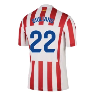 Maglia Calcio Atlético Madrid Giuliano #22 2025-26 Prima Uomo