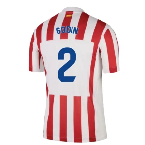 Maglia Calcio Atlético Madrid Godin #2 2025-26 Prima Uomo