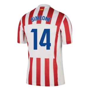 Maglia Calcio Atlético Madrid Simeone #14 2025-26 Prima Uomo