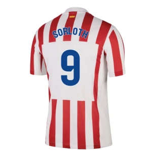 Maglia Calcio Atlético Madrid Sorloth #9 2025-26 Prima Uomo